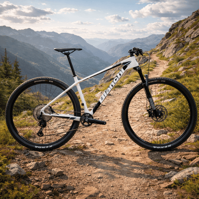 Bianchi Nitron Carbon 9.4 29" Hvit Bianchi Nitron Carbon 9.4 29" Hvit