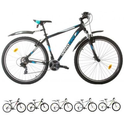 Velotech Velotec Pro 27.5" Terrengsykkel (Hvit-Blå) Velotech Velotec Pro 27.5" Terrengsykkel (Hvit-Blå)