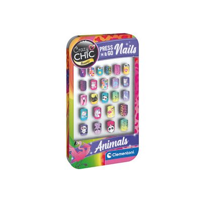 Crazy Chic Beauty Press & Go Nails Animals Crazy Chic Beauty Press & Go Nails Animals