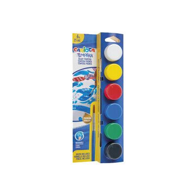 Carioca Temperamaling 6 x 25ml Klassiske Carioca Temperamaling 6 x 25ml Klassiske