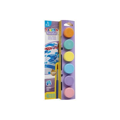 Carioca Temperamaling 6 x 25ml Pastell Carioca Temperamaling 6 x 25ml Pastell