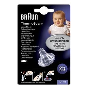 Braun Thermoscan Lens Filters 40 stk Braun Thermoscan Lens Filters 40 stk