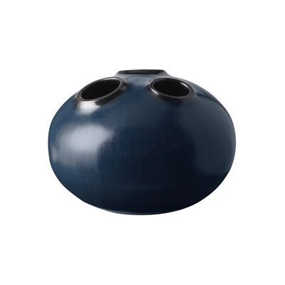 Knabstrup Keramik Trio Vase 11 cm mørkeblå Mørkeblå Knabstrup Keramik Trio Vase 11 cm mørkeblå Mørkeblå