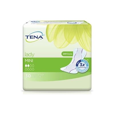 TENA Lady Mini 30st 30 stk/pakke TENA Lady Mini 30st 30 stk/pakke
