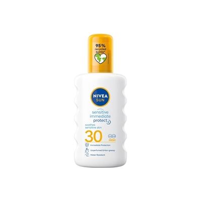 Nivea - Sol Sensitive Umiddelbar Beskyttelse SPF30 - Spray Nivea - Sol Sensitive Umiddelbar Beskyttelse SPF30 - Spray