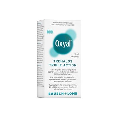 Bausch & Lomb Oxyal Trehalos Tripple Action 10 ml Bausch & Lomb Oxyal Trehalos Tripple Action 10 ml