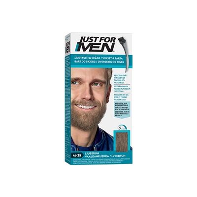 Just For Men Moustache & Skjegg Lys Brunt - Hårfarge for skjegg og bart Just For Men Moustache & Skjegg Lys Brunt - Hårfarge for skjegg og bart