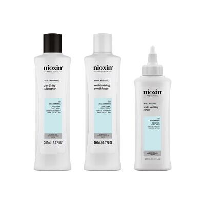 Nioxin Hodebunnskit - Anti-flass, 3-trinns rutine Nioxin Hodebunnskit - Anti-flass, 3-trinns rutine