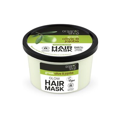 Organic Shop Gresk Oliven & Jojoba Hårmaske - Nærer & Beskytter Organic Shop Gresk Oliven & Jojoba Hårmaske - Nærer & Beskytter
