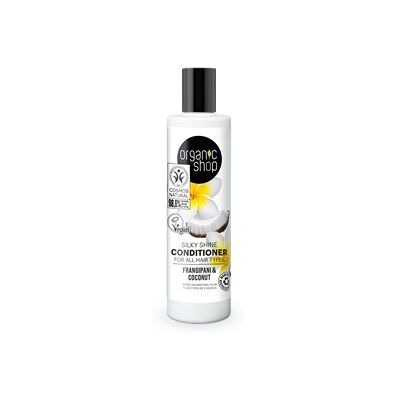Organic Shop Conditioner Frangipani & Coconut 280 ml Organic Shop Conditioner Frangipani & Coconut 280 ml