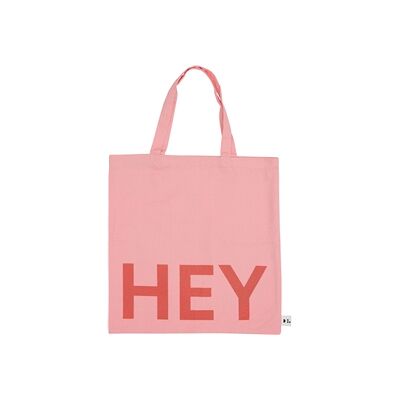 Design Letters Tote Bag Soft Red Design Letters Tote Bag Soft Red