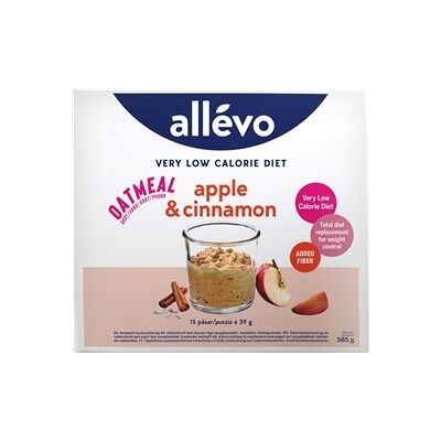 Allévo VLCD Havregrøt Eple & Kanel - Måltids-erstatning Allévo VLCD Havregrøt Eple & Kanel - Måltids-erstatning