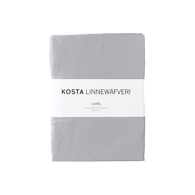 Kosta Linnewäfveri Sateng Dra-på-laken 90x200 Light Grey Kosta Linnewäfveri Sateng Dra-på-laken 90x200 Light Grey