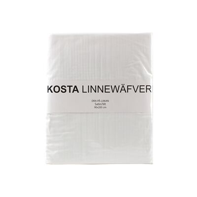 Kosta Linnewäfveri Sateng Dra-på-laken 90x200 Hvit Kosta Linnewäfveri Sateng Dra-på-laken 90x200 Hvit