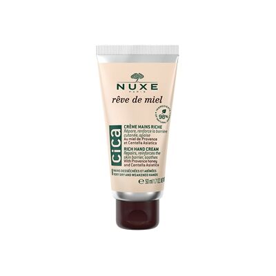 Nuxe Rêve de Miel Cica Rich Hand Cream - Nærende håndkrem 50 ml Nuxe Rêve de Miel Cica Rich Hand Cream - Nærende håndkrem 50 ml