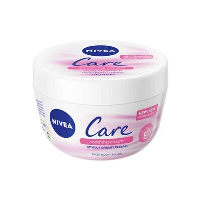 Nivea Care Soothing Cream - Face/Body/Hands 200 ml Nivea Care Soothing Cream - Face/Body/Hands 200 ml