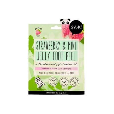 Oh K! Strawberry & Mint Jelly Foot Peel Oh K! Strawberry & Mint Jelly Foot Peel