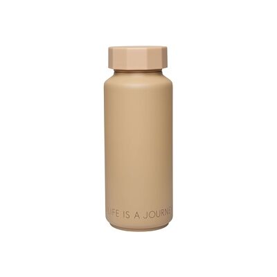 Design Letters Termoflaske - 500 ml - Beige - Holder Varm & Kald Design Letters Termoflaske - 500 ml - Beige - Holder Varm & Kald