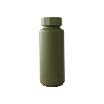 Design Letters Termoflaske - Skoggrønn - 500ml - Holder Varm & Kald Design Letters Termoflaske - Skoggrønn - 500ml - Holder Varm & Kald