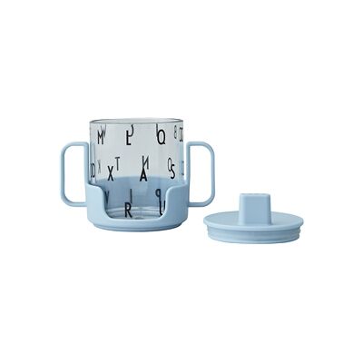Design Letters Grow With Your Glass Light Blue Design Letters Grow With Your Glass Light Blue