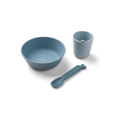 Done by Deer Kiddish First Meal Set Blue Done by Deer Kiddish First Meal Set Blue