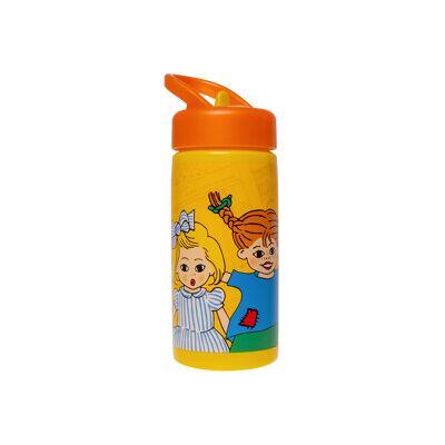 Pippi Långstrump Pippi Vannflaske Gul 410 ml Pippi Långstrump Pippi Vannflaske Gul 410 ml