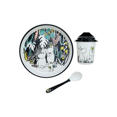 Rätt Start Moomin Mini sett 3-delt Djungel Rätt Start Moomin Mini sett 3-delt Djungel