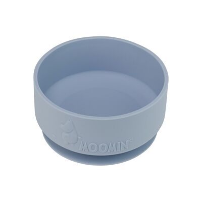 Rätt Start Moomin silikonskål med sugekopp Sky Blue Rätt Start Moomin silikonskål med sugekopp Sky Blue