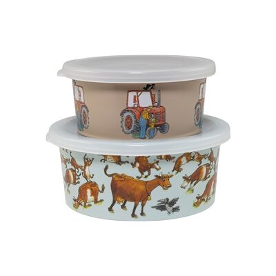 Rätt Start Mamma Mu Snackboks 2-p Rätt Start Mamma Mu Snackboks 2-p
