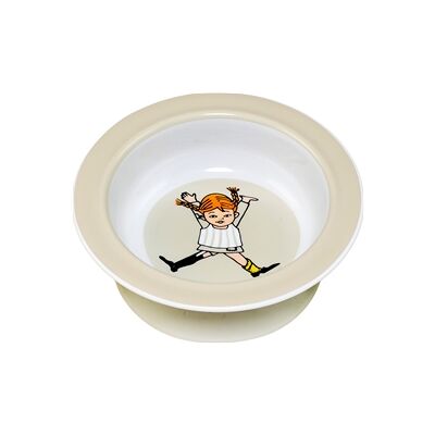 Rätt Start Pippi Sirkus Sugekoppstallerken Beige Rätt Start Pippi Sirkus Sugekoppstallerken Beige