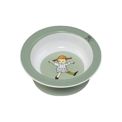 Rätt Start Pippi Sirkus Sugekoppstallerken Grønn Rätt Start Pippi Sirkus Sugekoppstallerken Grønn