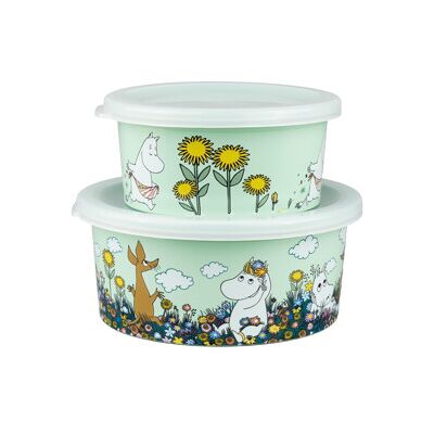 Rätt Start Mummitrollet Eng Snackboks 2-pack grønn Rätt Start Mummitrollet Eng Snackboks 2-pack grønn