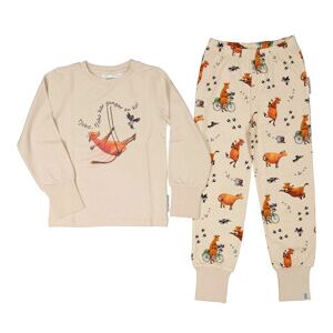 Geggamoja Pyjamas Mamma Mø & Kråka Beige 98-104 cl Geggamoja Pyjamas Mamma Mø & Kråka Beige 98-104 cl
