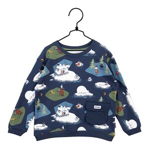 Mumin Moomin Ice Flake College skjorte Blå 110 Mumin Moomin Ice Flake College skjorte Blå 110