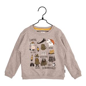 Mumin Moomin College Genser Grå 116 cl Mumin Moomin College Genser Grå 116 cl