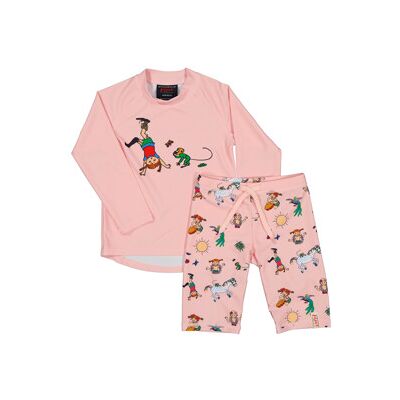 Geggamoja UV-sett Pippi Langstrømpe Rosa 122-128 cl Geggamoja UV-sett Pippi Langstrømpe Rosa 122-128 cl