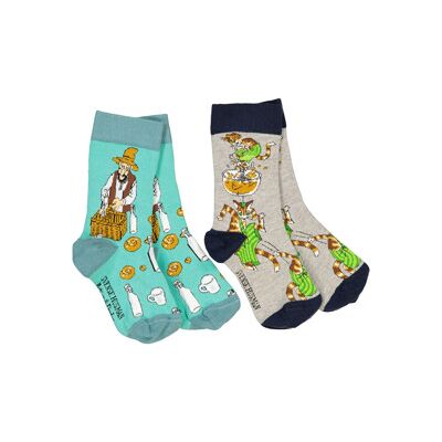 Geggamoja Sokker Pettson & Findus 2-pk 31-33 Geggamoja Sokker Pettson & Findus 2-pk 31-33