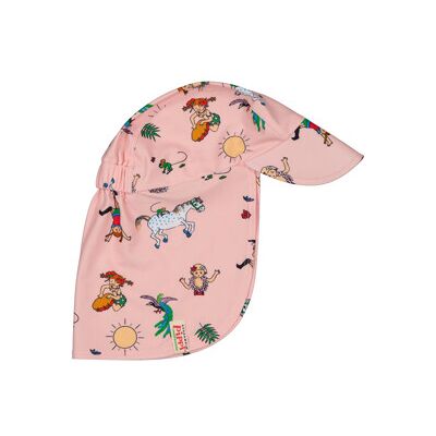 Geggamoja UV-solcaps Pippi Langstrømpe Rosa 2-6 år Geggamoja UV-solcaps Pippi Langstrømpe Rosa 2-6 år