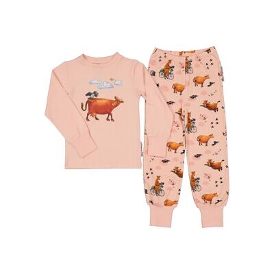 Geggamoja Pyjamas Mamma Mø og Kråka Rosa 86-92 cl Geggamoja Pyjamas Mamma Mø og Kråka Rosa 86-92 cl