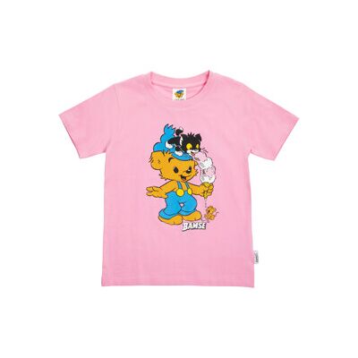 Bamse T-skjorte Iskjeks Rosa 122 cl Bamse T-skjorte Iskjeks Rosa 122 cl