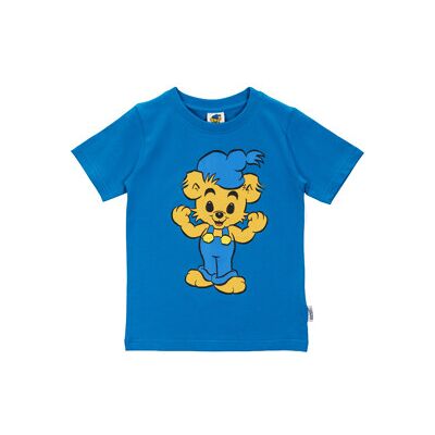 Bamse Sterkeste Bjørn T-skjorte Blå 122 cl Bamse Sterkeste Bjørn T-skjorte Blå 122 cl