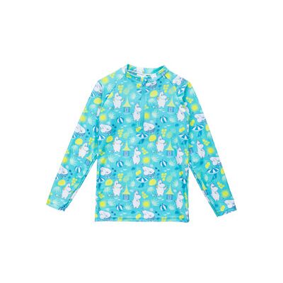 Mumin Mummitrollet Sommer Badetrøye Blå 110-116 cl Mumin Mummitrollet Sommer Badetrøye Blå 110-116 cl