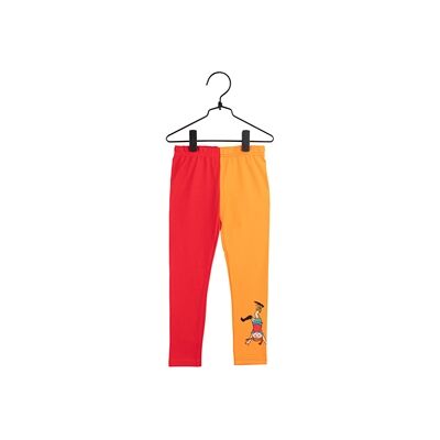 Pippi Långstrump Pippi Leggings Rød/oransje 116 cl Pippi Långstrump Pippi Leggings Rød/oransje 116 cl