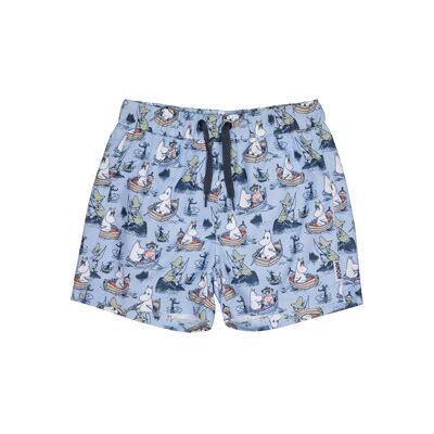 Mumin Mummitrollet Båtfolk Badeshorts Lyseblå 86-92 cl Mumin Mummitrollet Båtfolk Badeshorts Lyseblå 86-92 cl