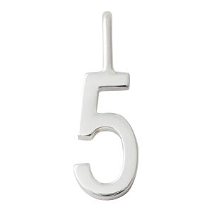 Design Letters Lucky Numbers 10 mm Silver No. 008 No. 005 Design Letters Lucky Numbers 10 mm Silver No. 008 No. 005
