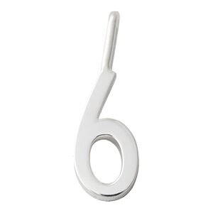 Design Letters Lucky Numbers 10 mm Silver No. 008 No. 006 Design Letters Lucky Numbers 10 mm Silver No. 008 No. 006
