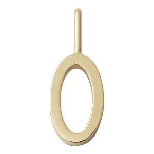 Design Letters Lucky Numbers 10 mm Gold 0-9 No. 000 Design Letters Lucky Numbers 10 mm Gold 0-9 No. 000