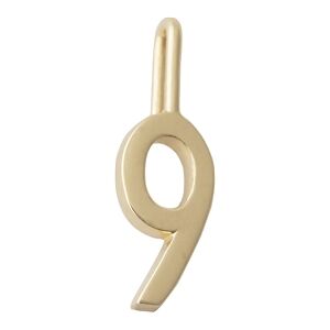 Design Letters Lucky Numbers 10 mm Gold 0-9 No. 009 Design Letters Lucky Numbers 10 mm Gold 0-9 No. 009