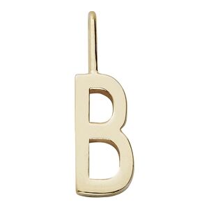 Design Letters Archetype Charm 10 mm Gold A-Z B Design Letters Archetype Charm 10 mm Gold A-Z B