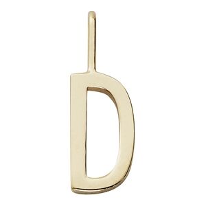Design Letters Archetype Charm 10 mm Gold A-Z D Design Letters Archetype Charm 10 mm Gold A-Z D